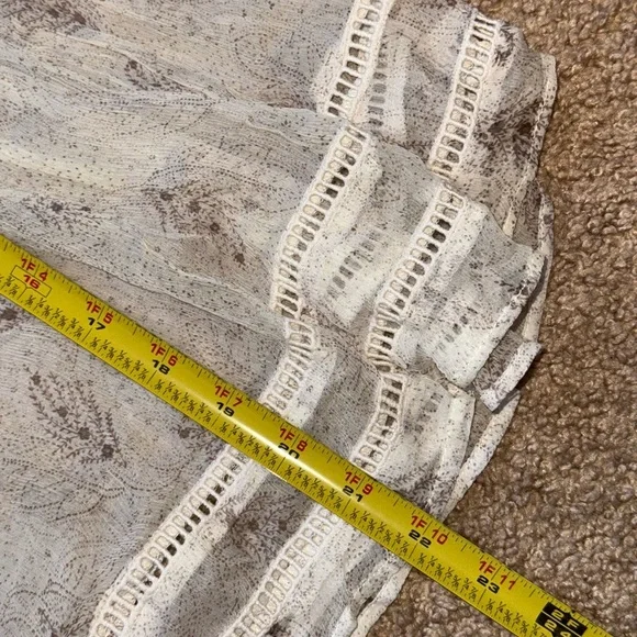 Anthropologie • 100% Silk Meadow Rue Aeris Peasant Blouse - Picture 11 of 12